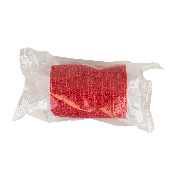 Sensi Wrap, Self-Adherent Wrap - Latex Free, 2" X 5 yds Red - 36 Boxes per Case