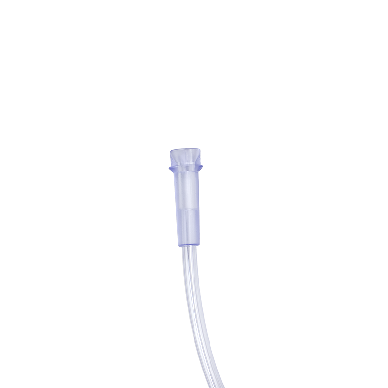 Nasal Oxygen Cannula Cushion Tip with 7' (2.1m) Crush Resistance Tubing (Clear), Standard Connector, Pediatric, 50 Quantity per Case