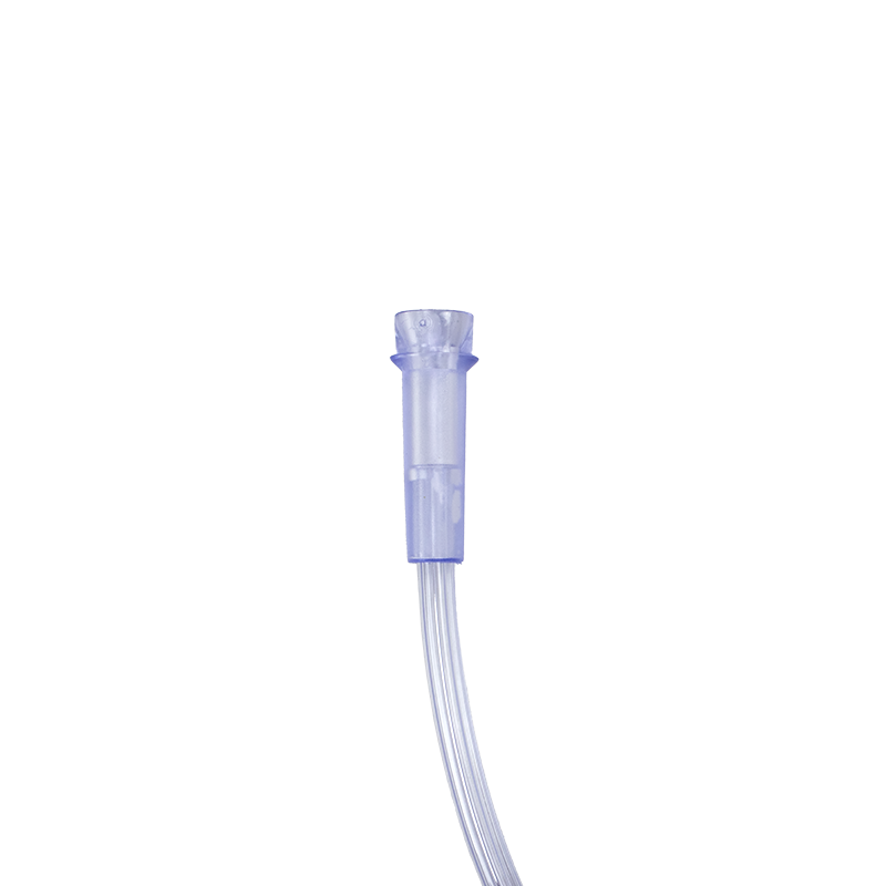 Nasal Oxygen Cannula Cushion Tip with 7' (2.1m) Crush Resistance Tubing (Clear), Standard Connector, Adult, 50 Quantity per Case