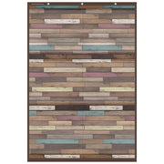 Reclaimed Wood Large 6 Pocket Chart (26" x 38")