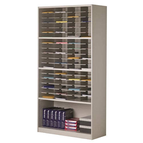 Mailflow-to-Go Cabinet, Literature/Forms, No Doors, 72 Pockets