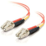 C2G 33173 OM1 Fiber Optic Cable - LC-LC 62.5/125 Duplex Multimode PVC Fiber Cable, Orange (6.6 Feet, 2 Meters)