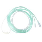 EtCO2 Nasal Sampling Cannula with 10' (3.0m) Tubing with Female Luer and Standard Connector, Adult, 25 Quantity per Case