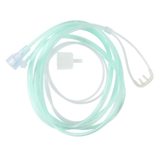 EtCO2 Nasal Sampling Cannula with 7' (2.1m) Tubing with Male Luer and Universal Connector, Adult, 25 Quantity per Case