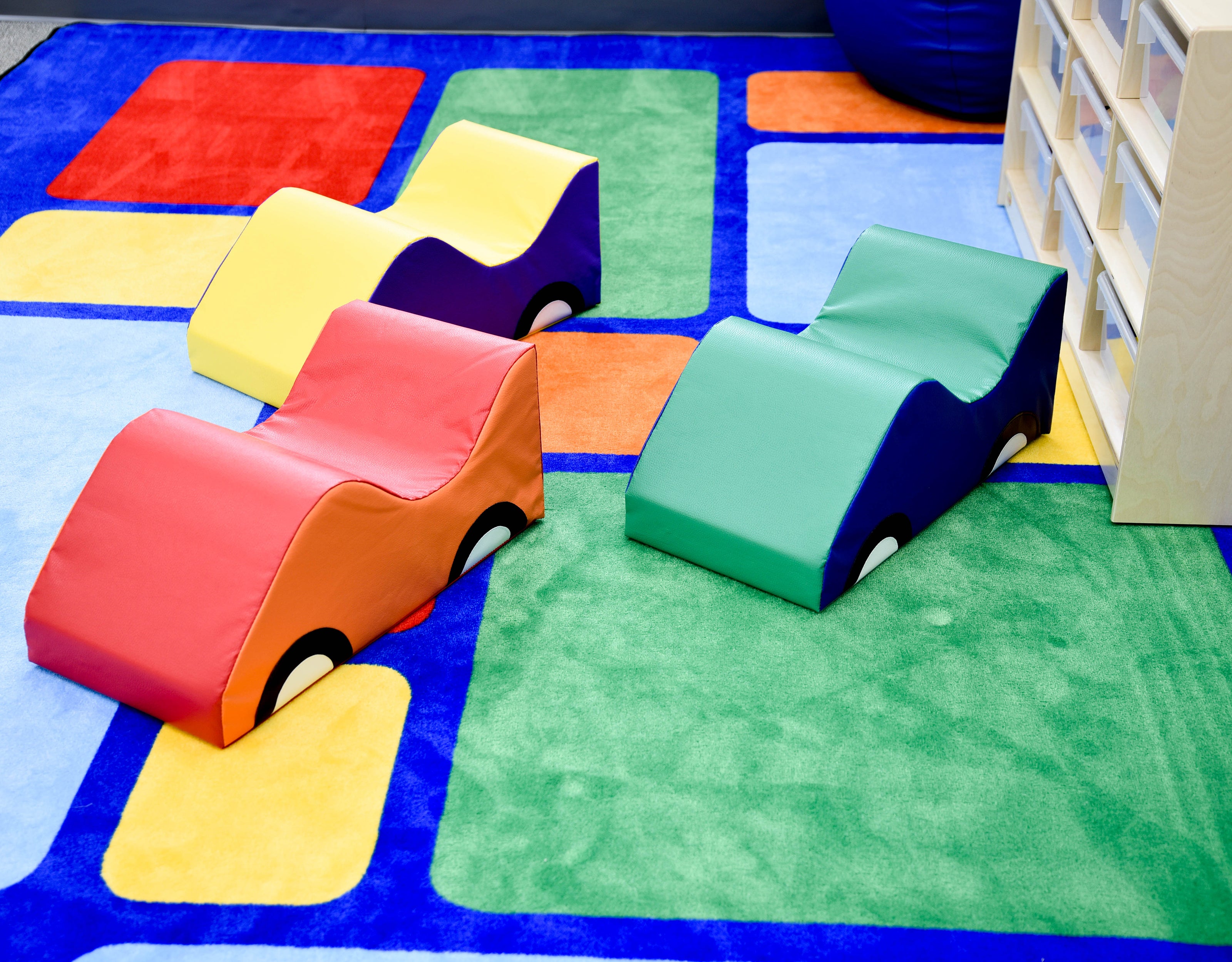 Wide Infant Toddler Soft Cars - Set of 3