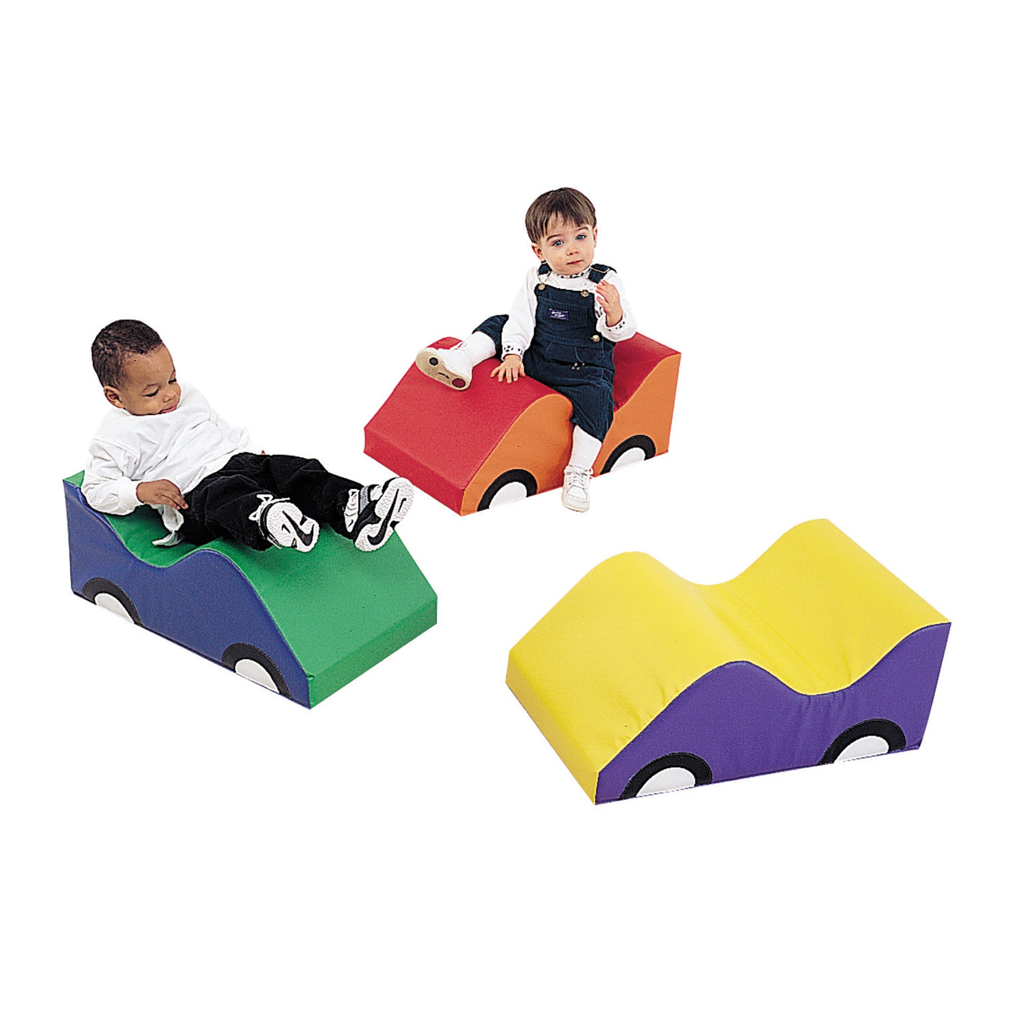 Wide Infant Toddler Soft Cars - Set of 3