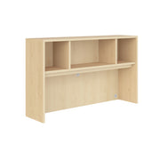 OfficeSource Laminate Open Hutch - 66"W - Maple