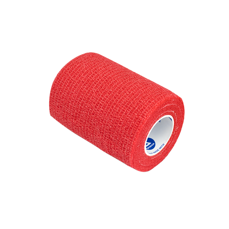 Sensi Wrap, Self-Adherent - Latex Free, 4" X 5 yds Red - 18 Boxes per Case