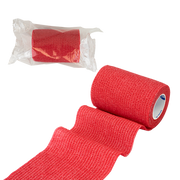 Sensi Wrap, Self-Adherent - Latex Free, 4" X 5 yds Red - 18 Boxes per Case