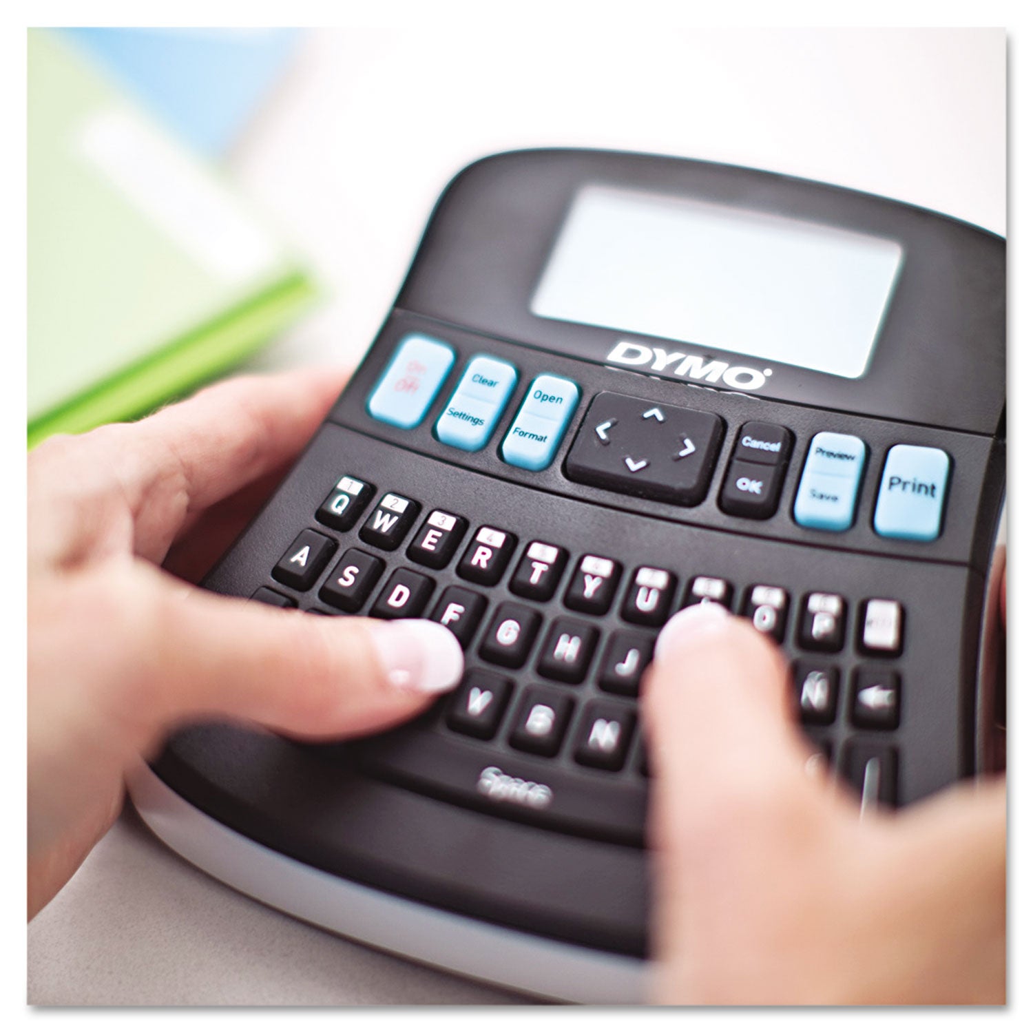 Tape - 0.25" , 0.37" , 0.50" - Black - Handheld - Internal Memory, Save Text, English Layout Keyboard, Portable - for Home, Office