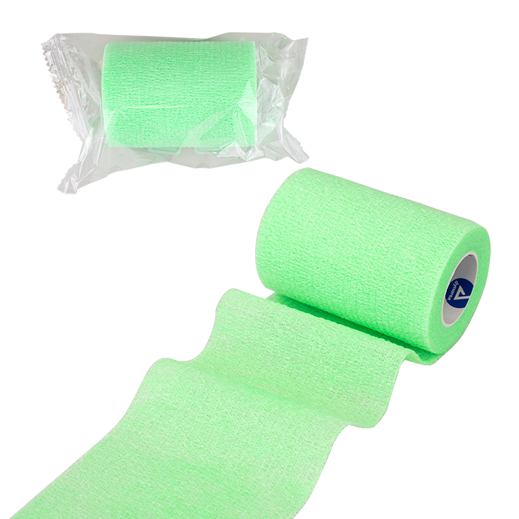 Sensi Wrap, Self-Adherent - Latex Free, 4" X 5 yds Green - 18 Boxes per Case