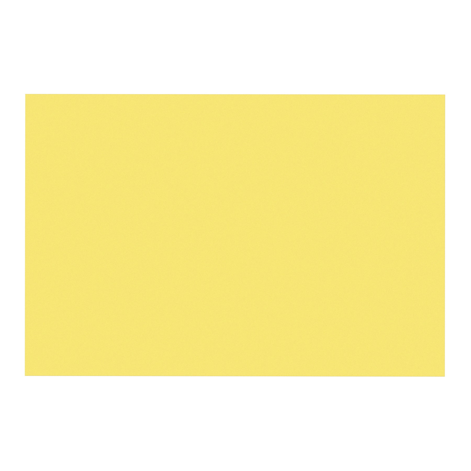 Construction Paper, Medium Weight, Yellow, 12" x 18", 50 Sheets