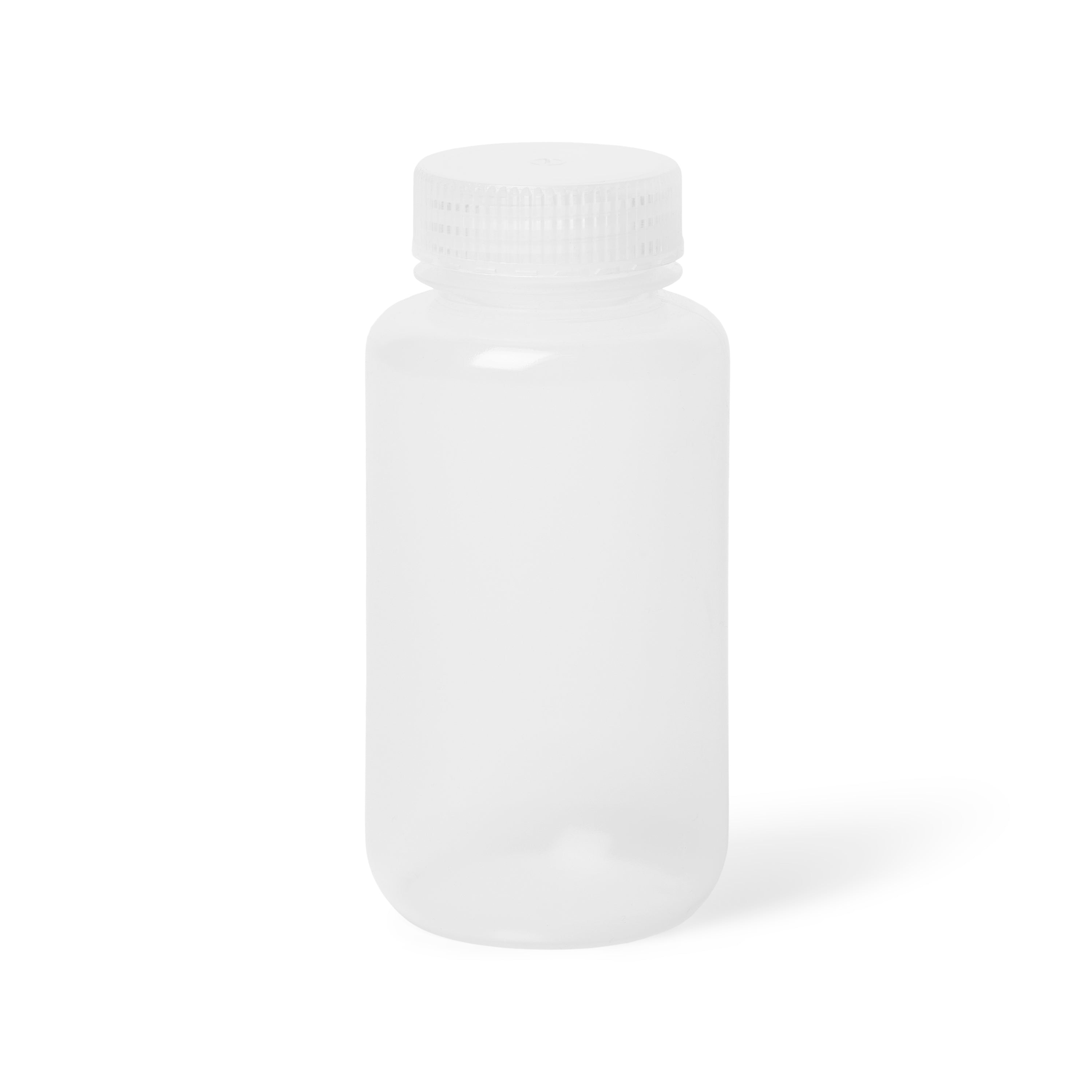 United Scientific® UniStore™ Reagent Bottles, Wide Mouth, PP, 250 mL, comes with 12