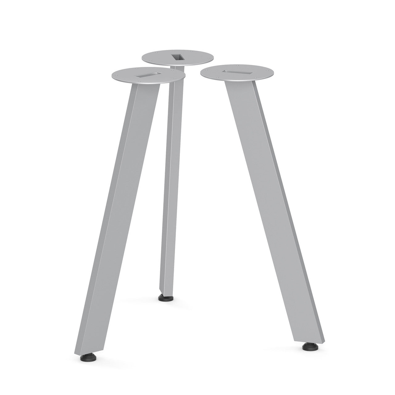 OfficeSource Conference Multi-Purpose Tables Single V-Leg (3 shown) - Silver