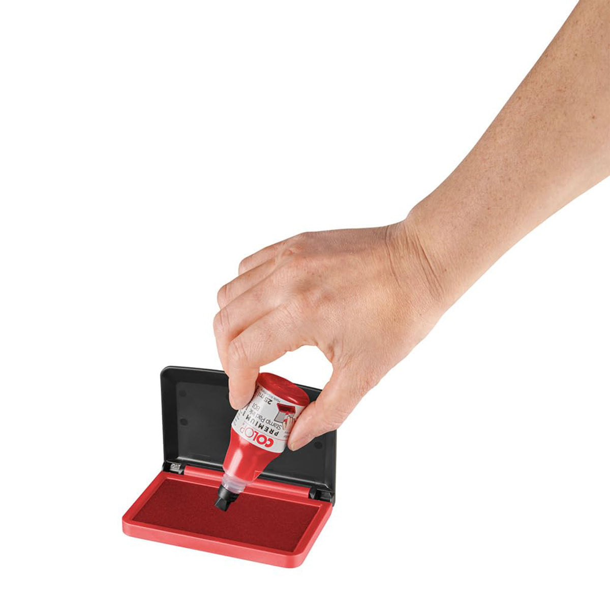 MICRO FELT INK PAD RED 1 15/16X3.5