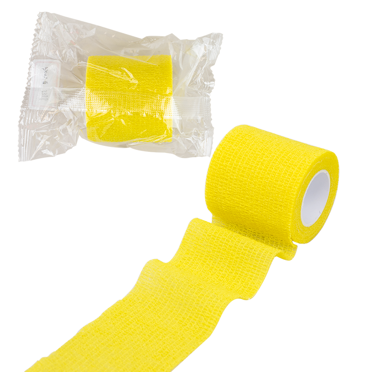 Sensi Wrap, Self-Adherent Wrap - Latex Free, 1" x 5 yds Yellow - 30 Boxes per Case
