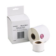 2 1/4" Width x 4" Length - Rectangle - White - 250 / Roll - 250 / Roll