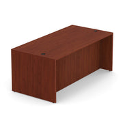 OfficeSource Laminate Desk Shell - 71''W x 36''D - Cherry