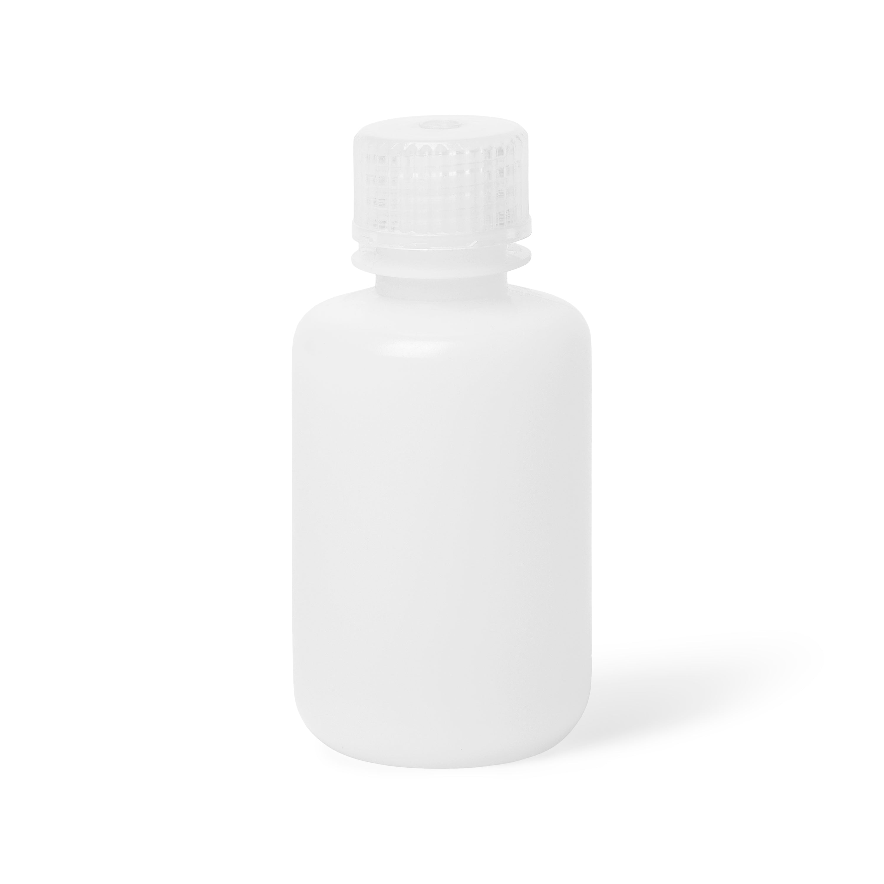United Scientific® UniStore™ Reagent Bottles, Narrow Mouth, HDPE, 60 mL, comes with 12
