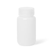 United Scientific® UniStore™ Reagent Bottles, Wide Mouth, HDPE,125 mL, comes with 12