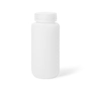 United Scientific® UniStore™ Reagent Bottles, Wide Mouth, HDPE, 500 mL, comes with 12