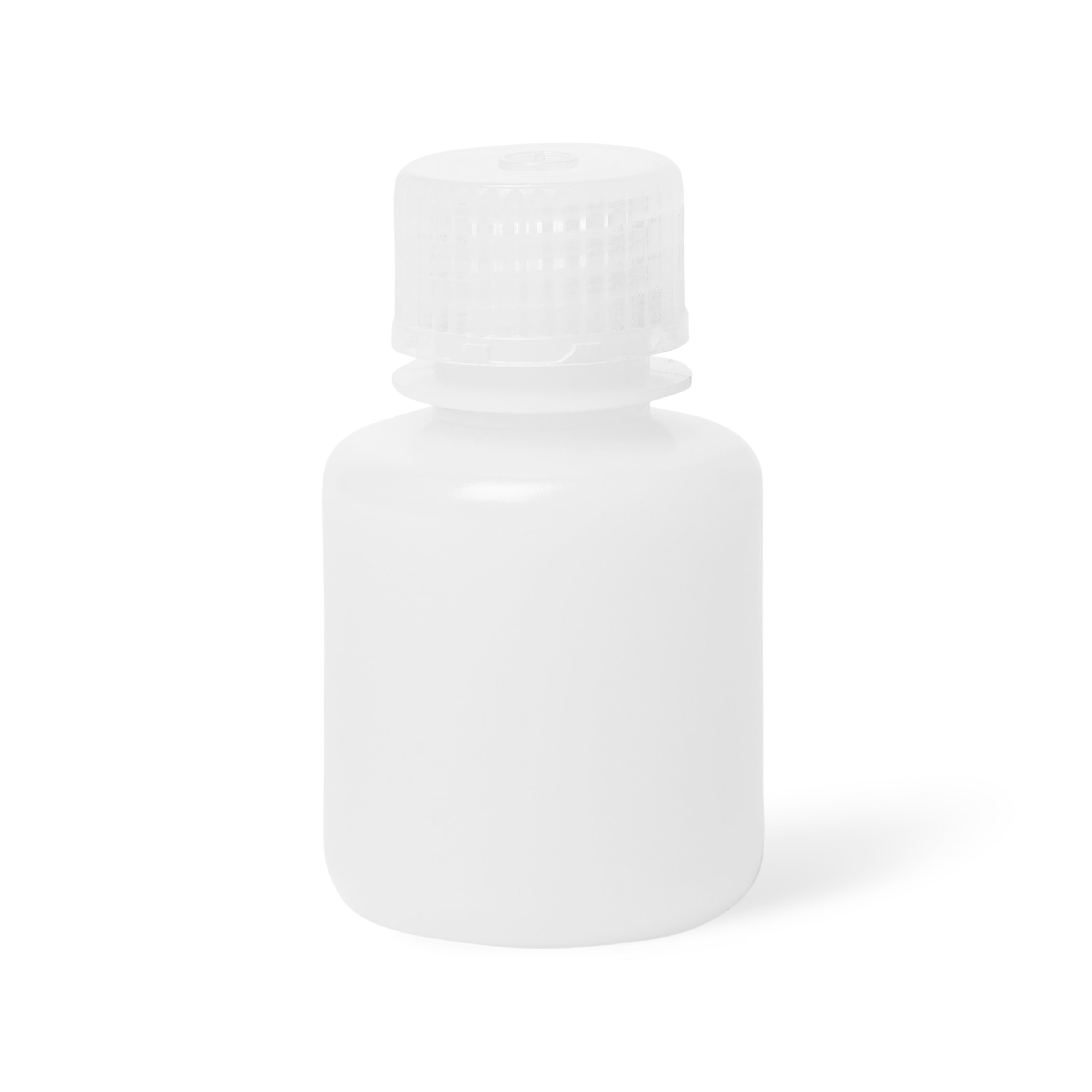 United Scientific® UniStore™ Reagent Bottles, Narrow Mouth, HDPE, 30 mL, comes with 72