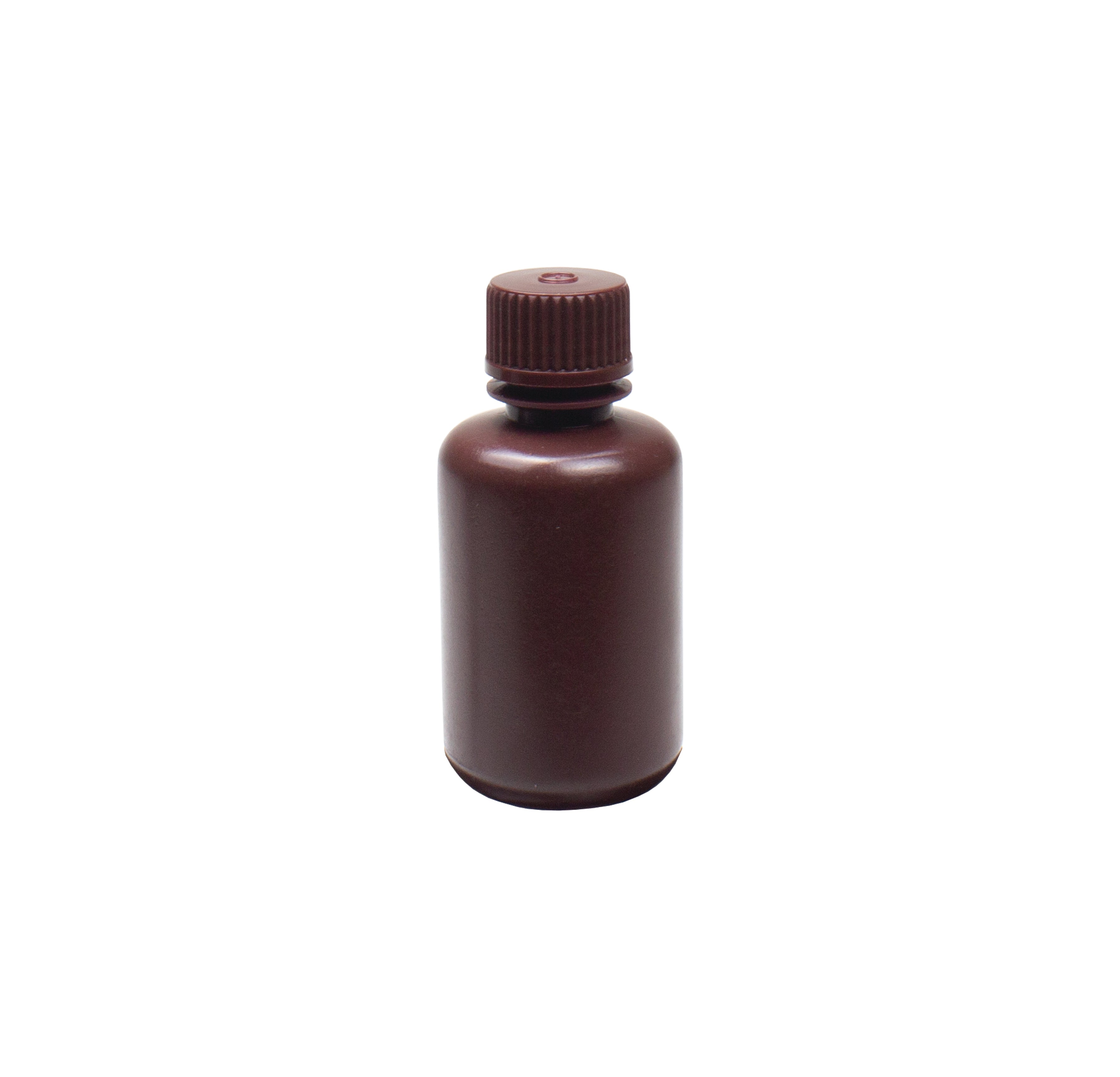 United Scientific® UniStore™ Amber Reagent Bottles, Narrow Mouth, HDPE 60 mL, comes with 72