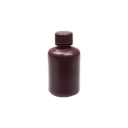 United Scientific® UniStore™ Amber Reagent Bottles, Narrow Mouth, HDPE 125 mL, comes with 12