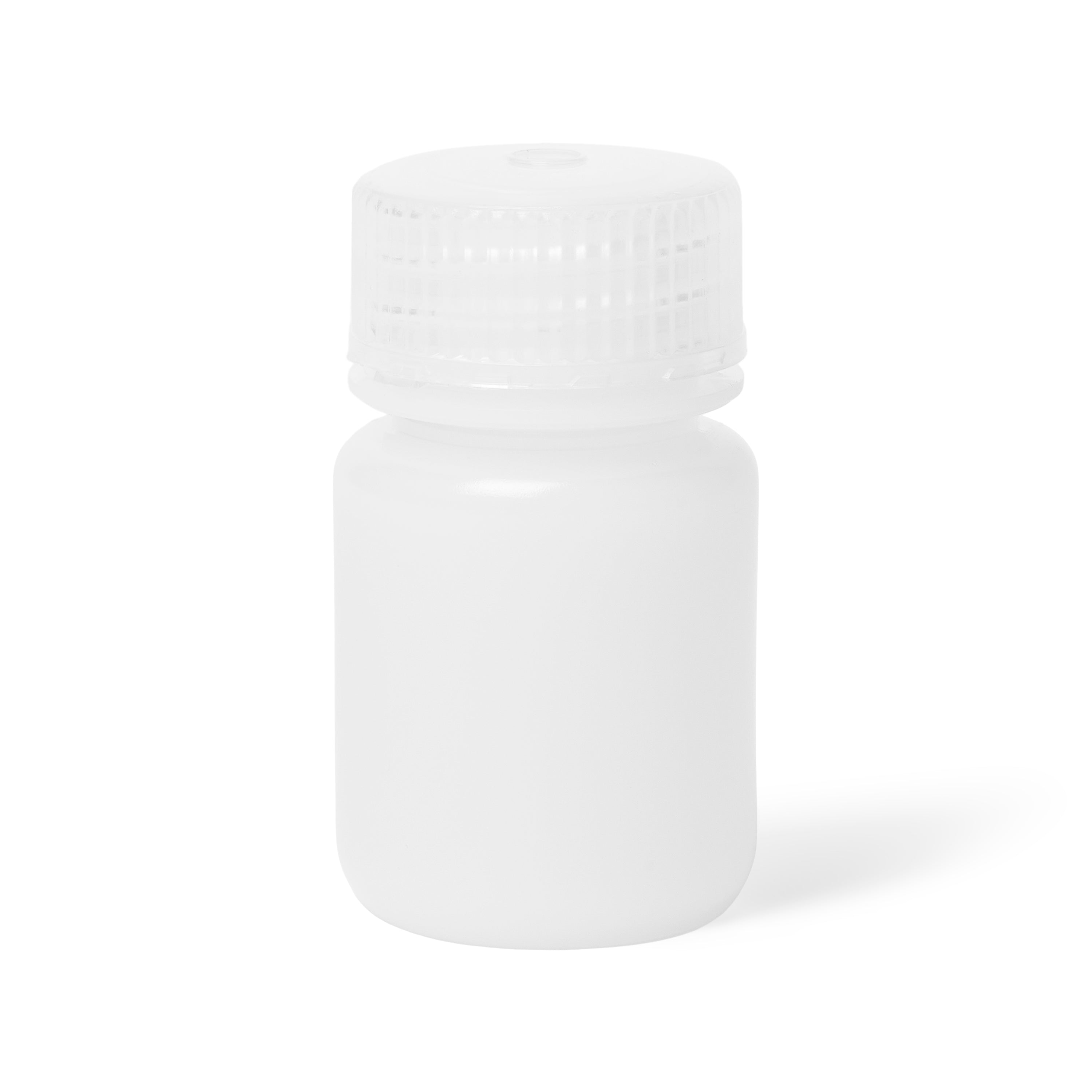 United Scientific® UniStore™ Reagent Bottles, Wide Mouth, HDPE, 30 mL, comes with 72