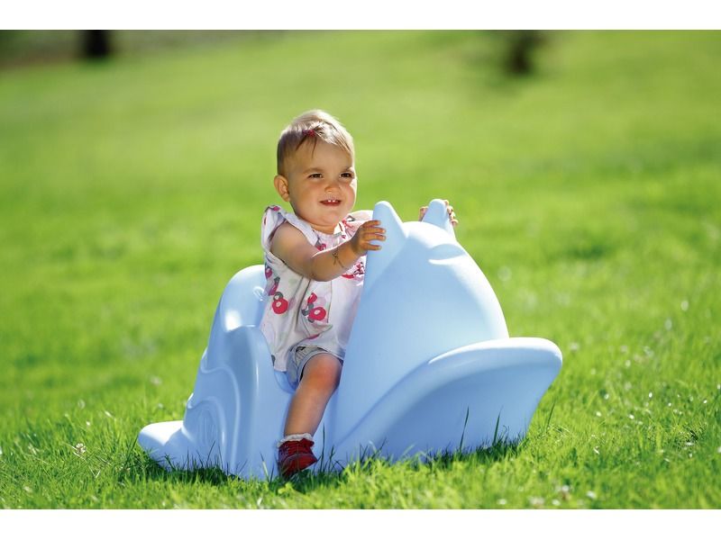 Baby Rocker - Light Blue, 35.4"L x 19.3"W x 19.7"H