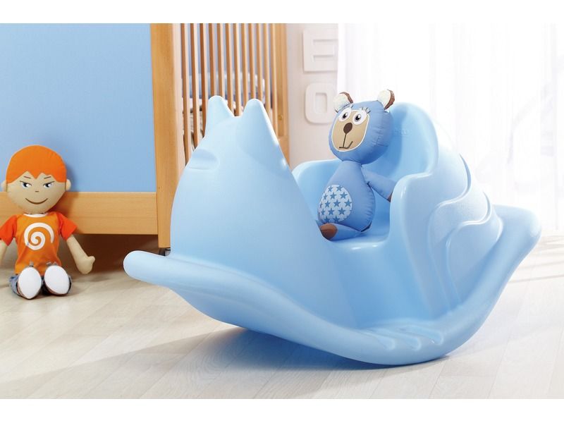 Baby Rocker - Light Blue, 35.4"L x 19.3"W x 19.7"H