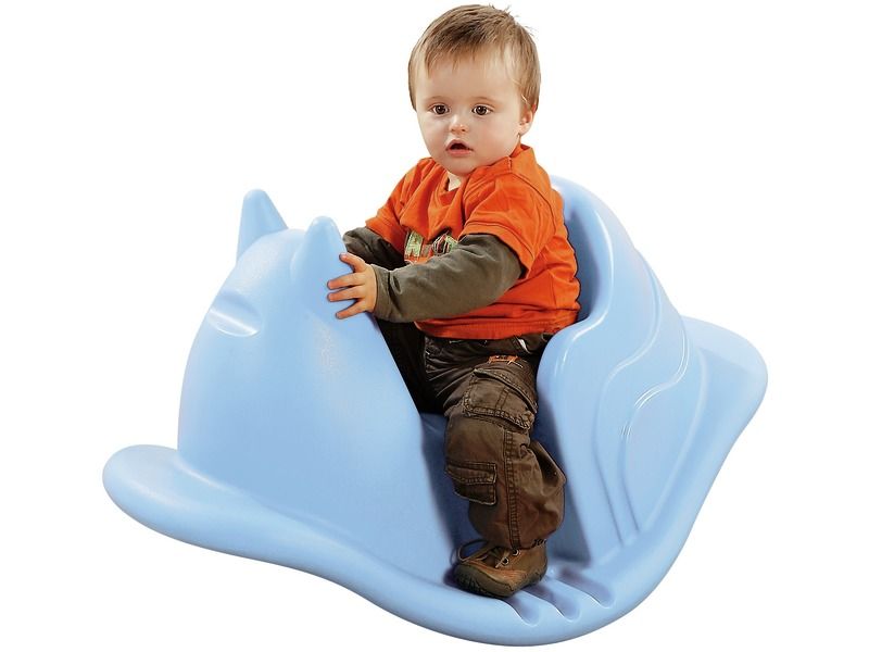 Baby Rocker - Light Blue, 35.4"L x 19.3"W x 19.7"H