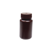 United Scientific® UniStore™ Amber Reagent Bottles, Wide Mouth, HDPE 125 mL, comes with 12
