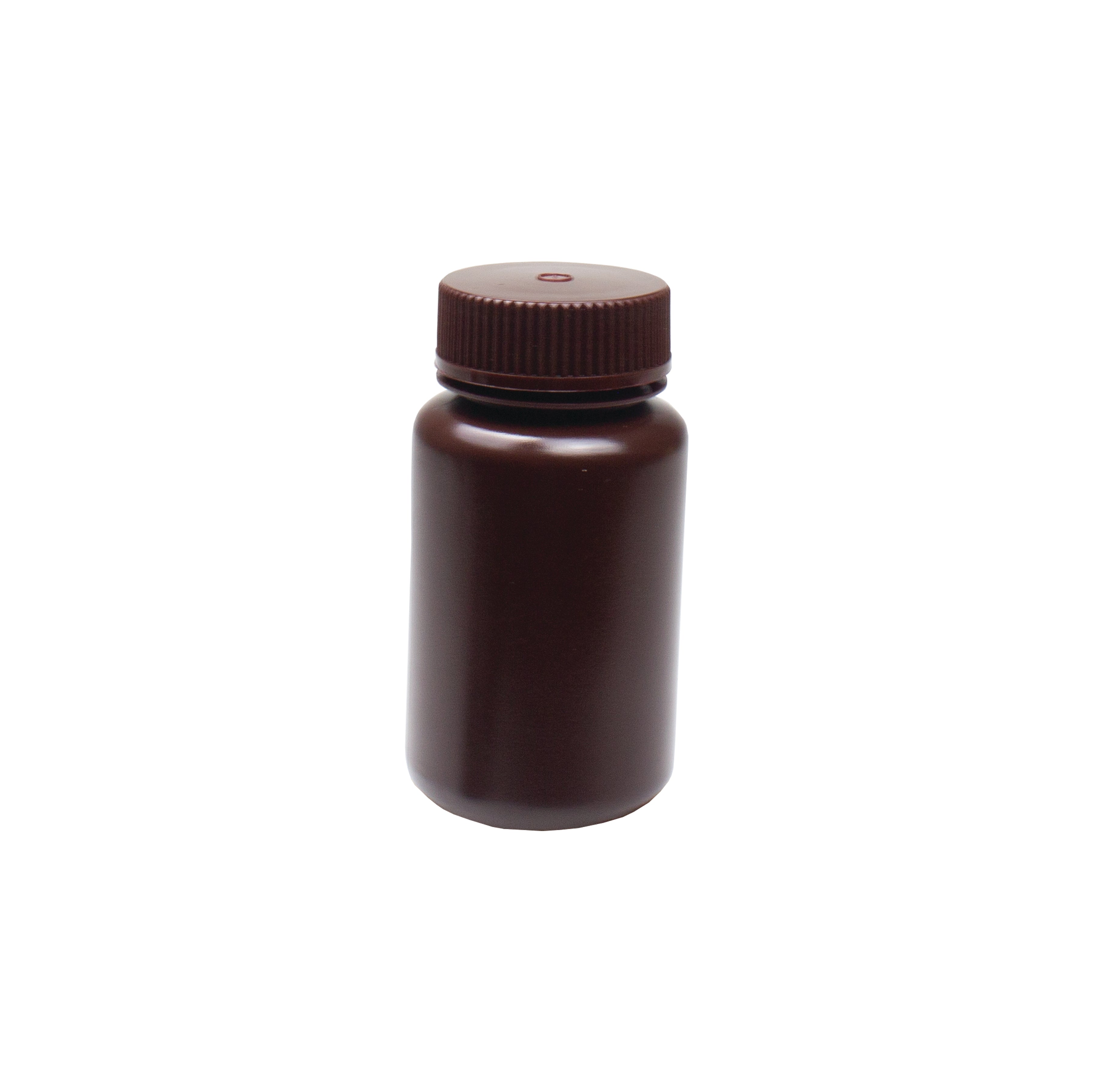 United Scientific® UniStore™ Amber Reagent Bottles, Wide Mouth, HDPE 125 mL, comes with 12