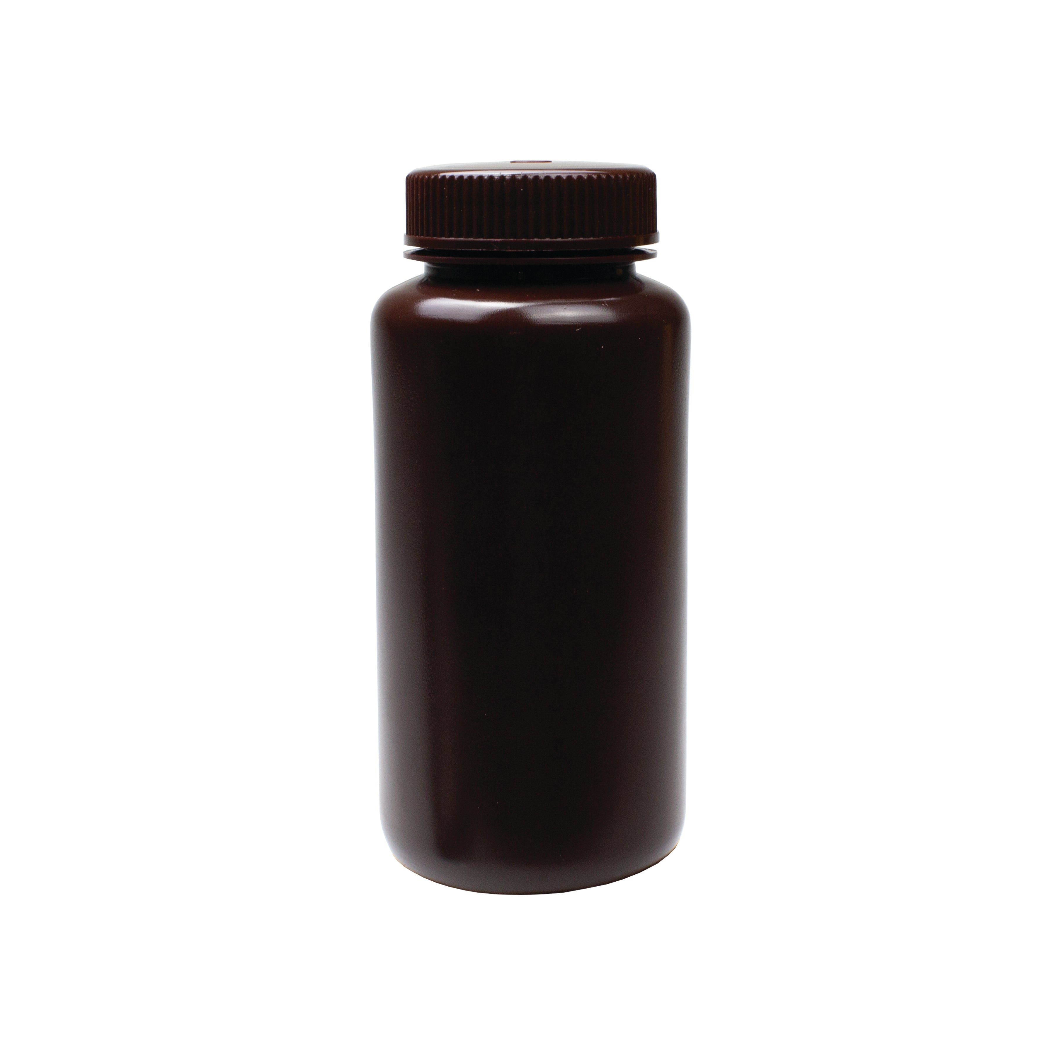 United Scientific® UniStore™ Amber Reagent Bottles, Wide Mouth, HDPE 500 mL, comes with 12