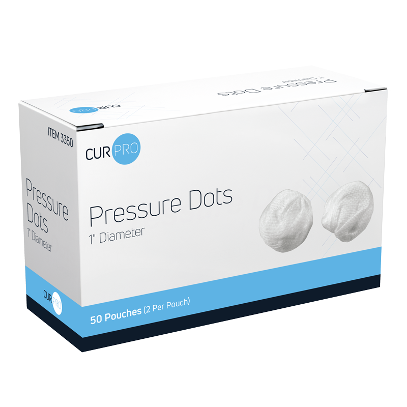 Pressure Dot, 2.5 cm - 50 pcs per Box/10 Boxes per Case