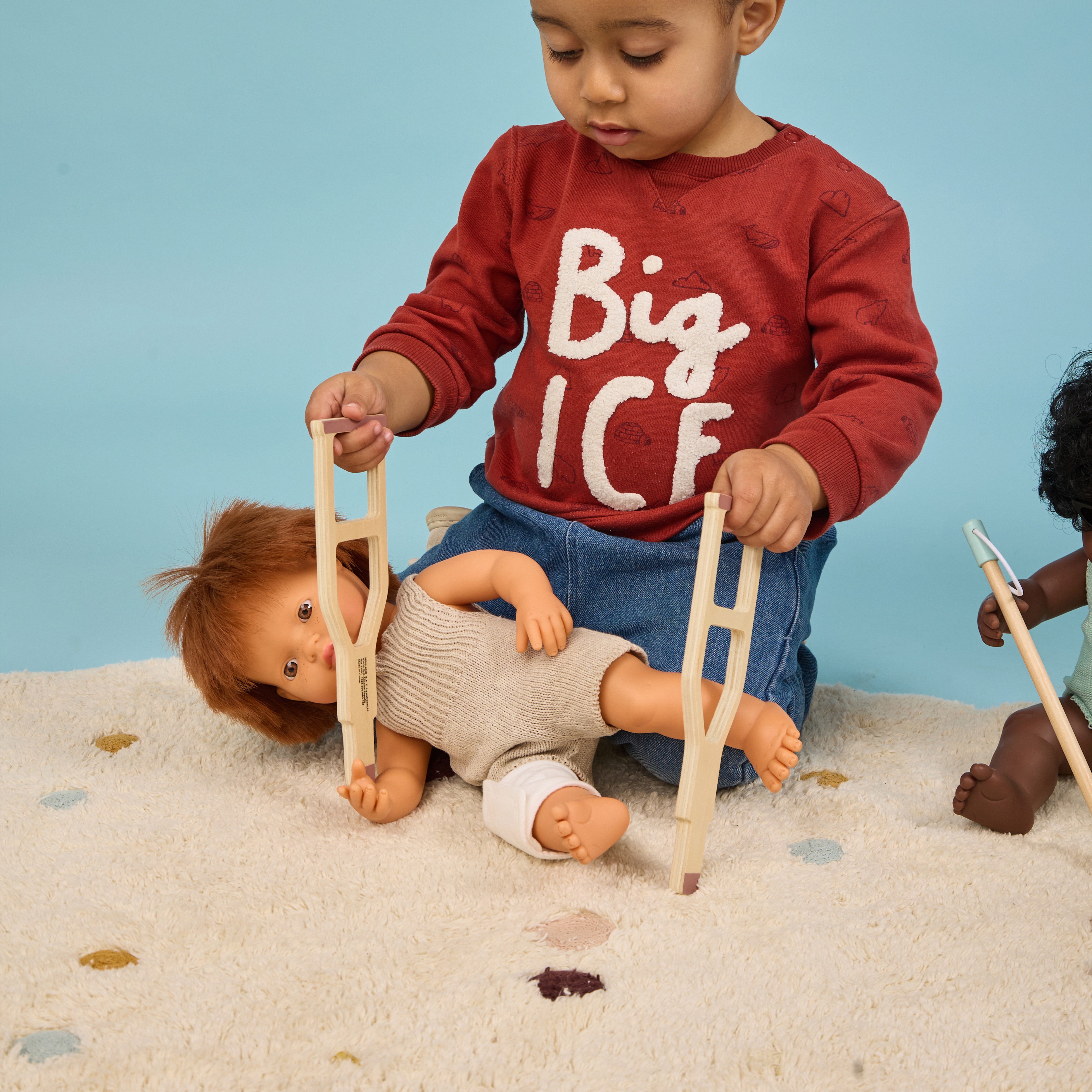 Mobility support Doll set