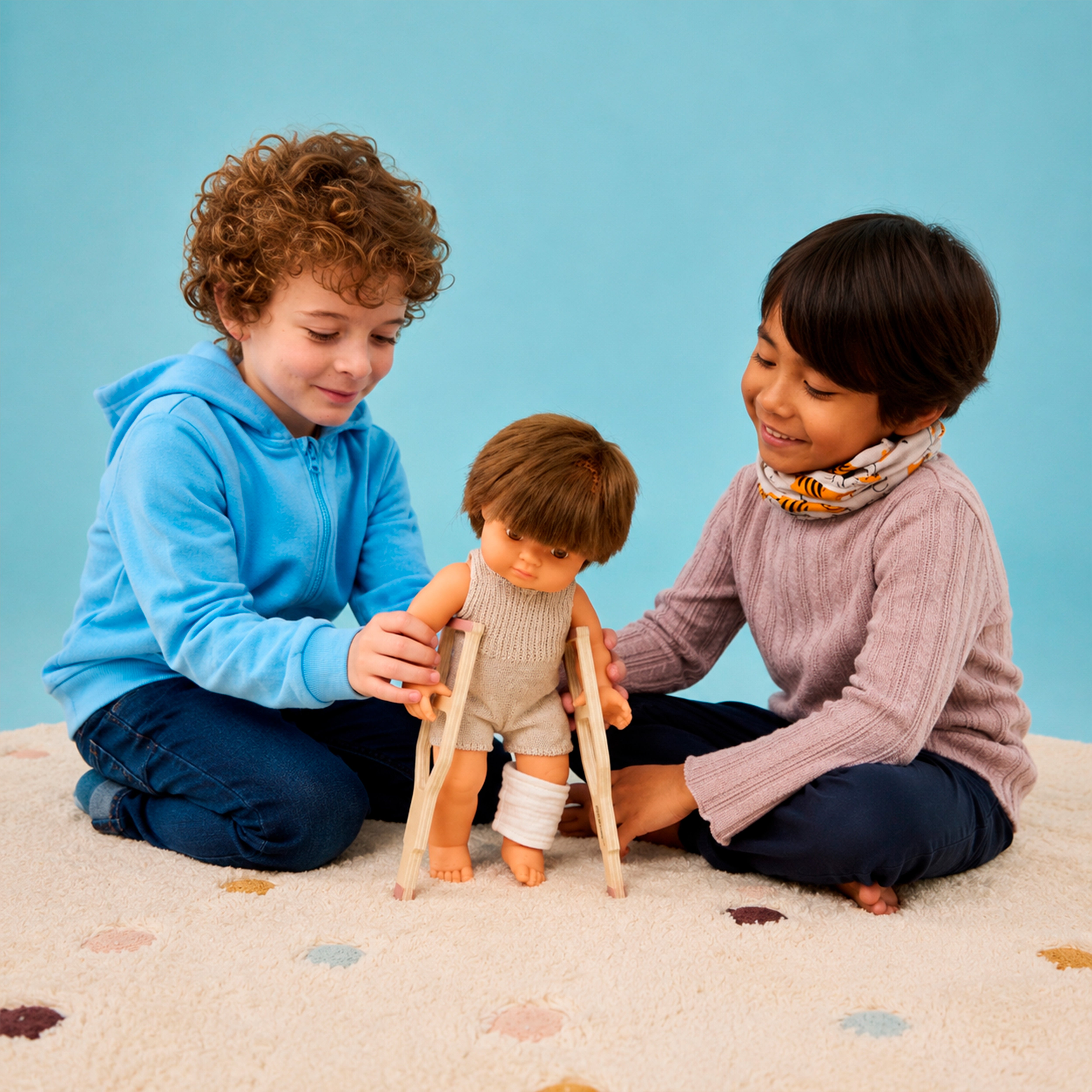 Mobility support Doll set