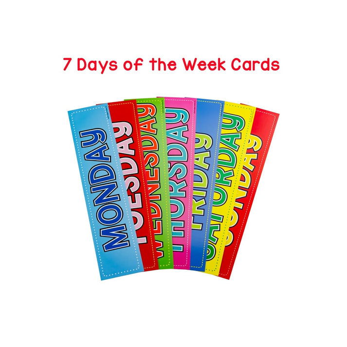 Days of the Week Cards, 2.5"x11"