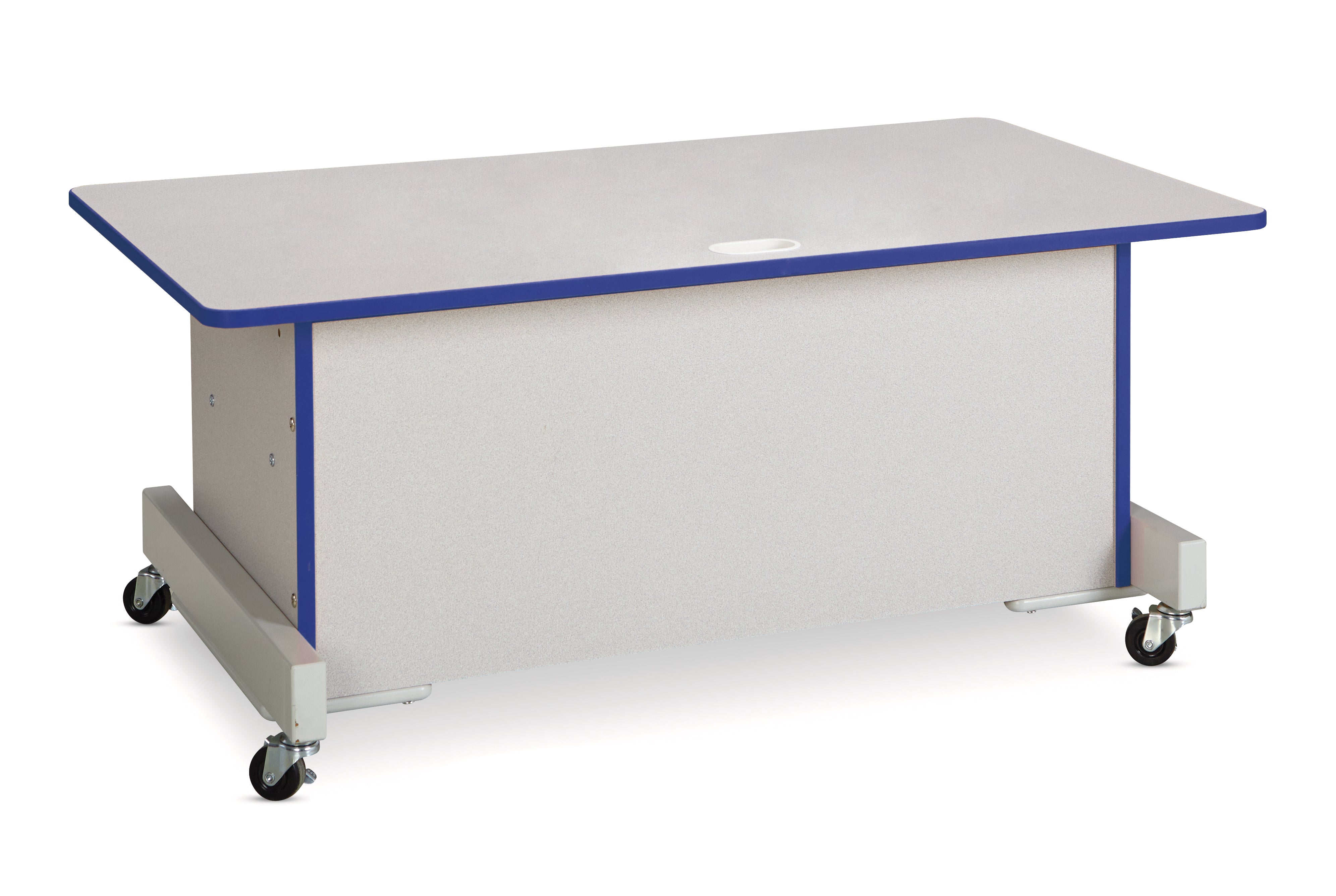 Rainbow Accents® Apollo Single Computer Desk - Blue