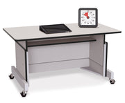 Rainbow Accents® Apollo Single Computer Desk - Black