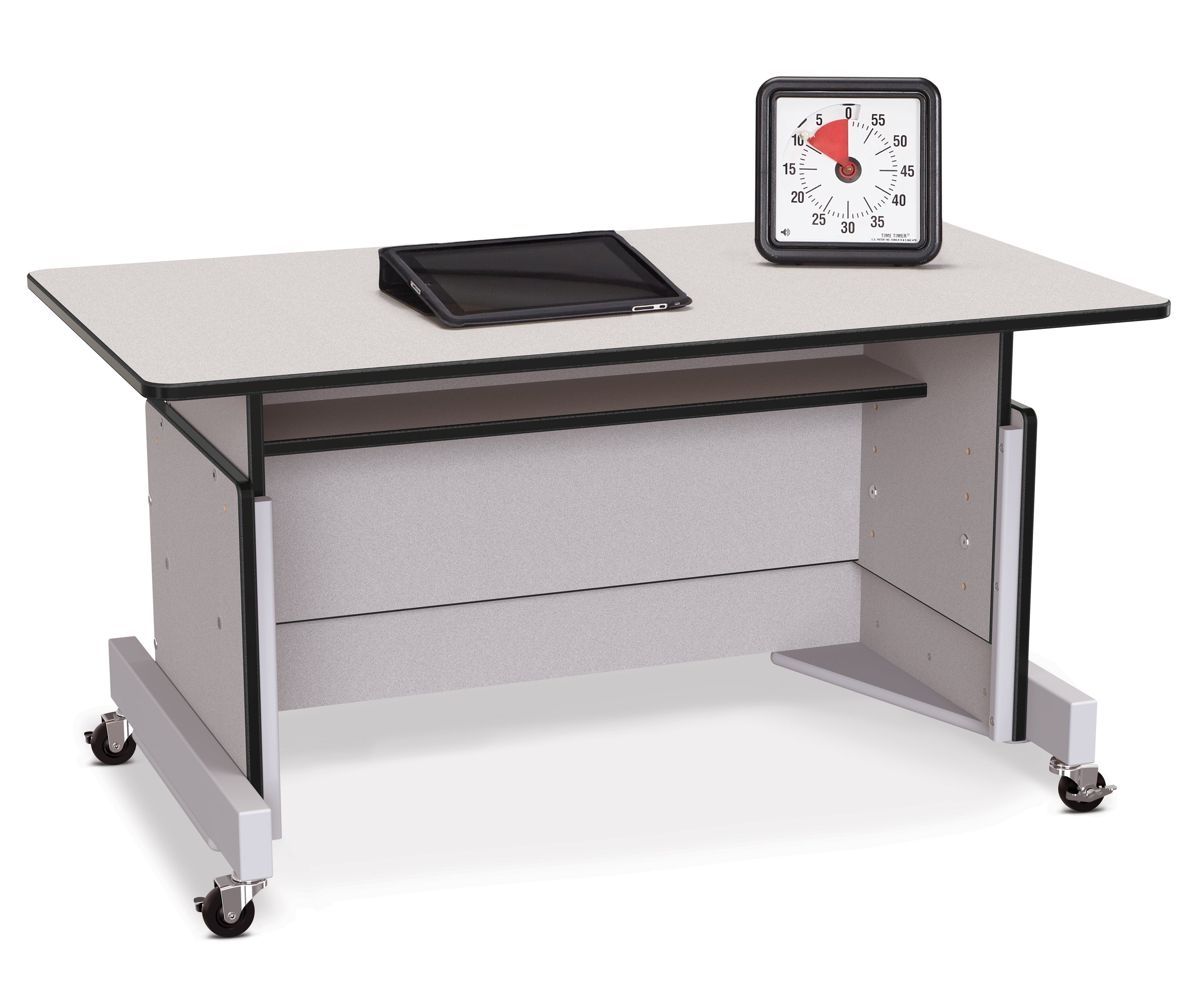 Rainbow Accents® Apollo Single Computer Desk - Black