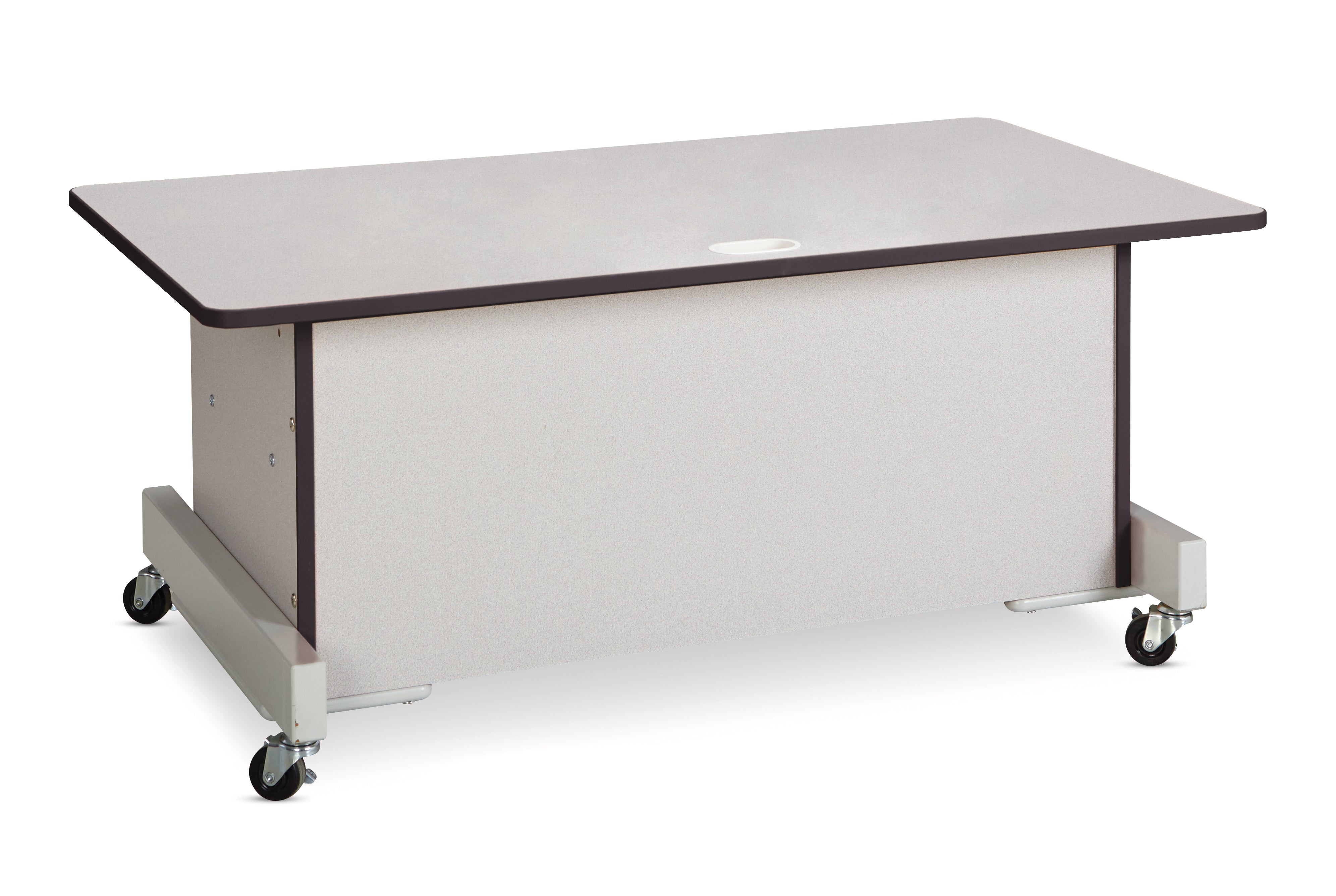 Rainbow Accents® Apollo Single Computer Desk - Black
