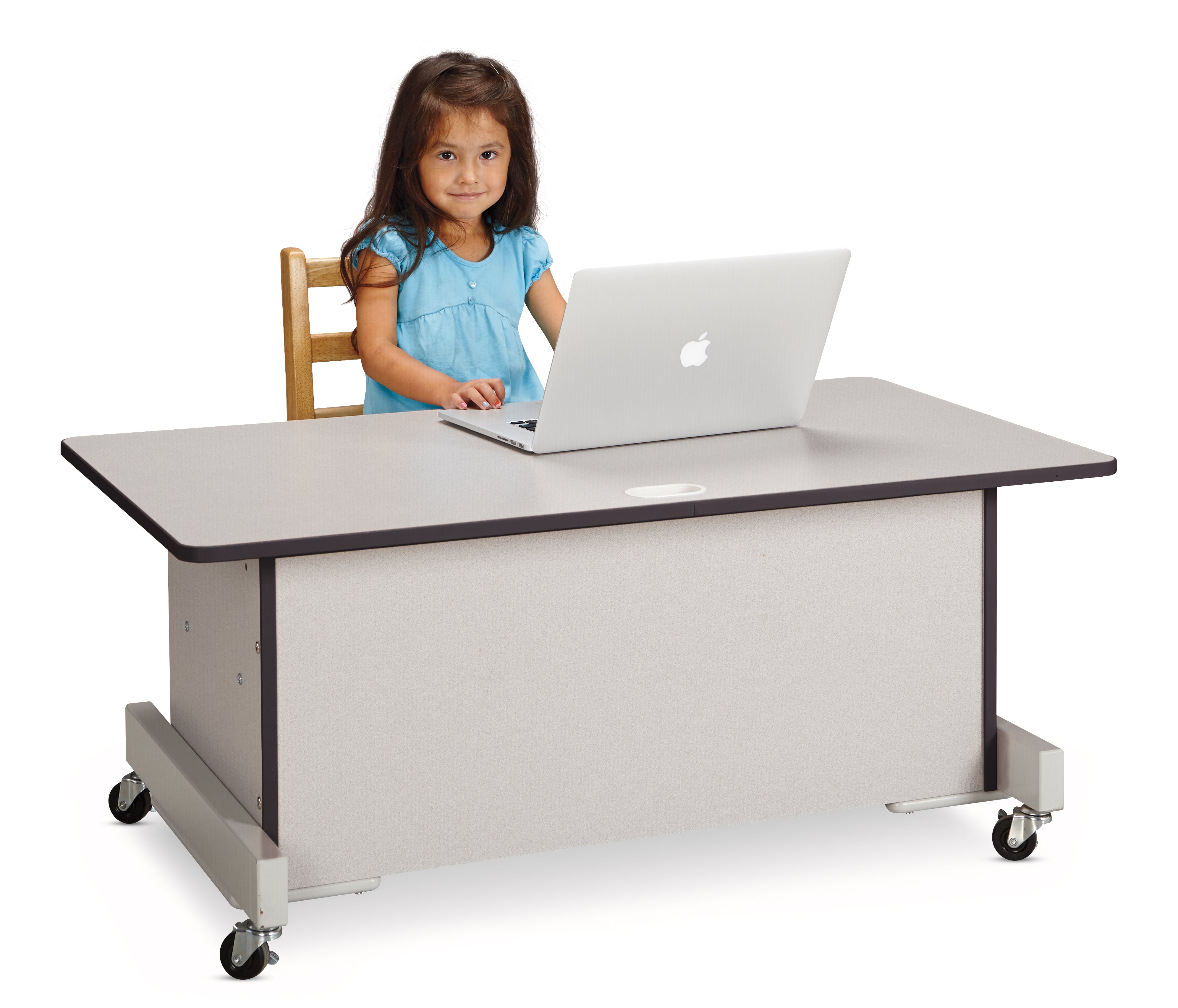 Rainbow Accents® Apollo Single Computer Desk - Black