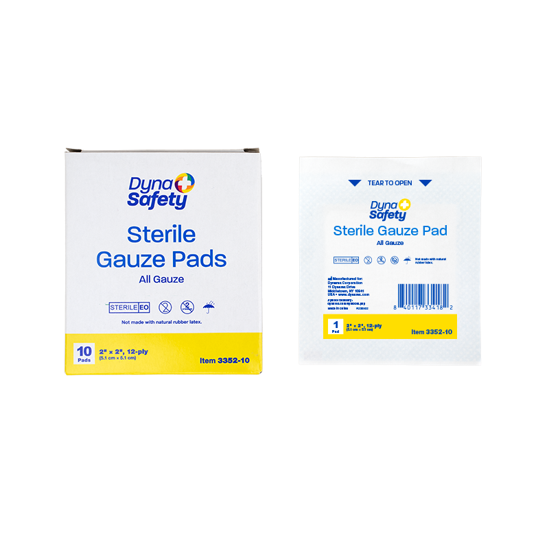Gauze Pad - Sterile 1's, 2” x 2” - 10 pcs per Box/48 Boxes per Case