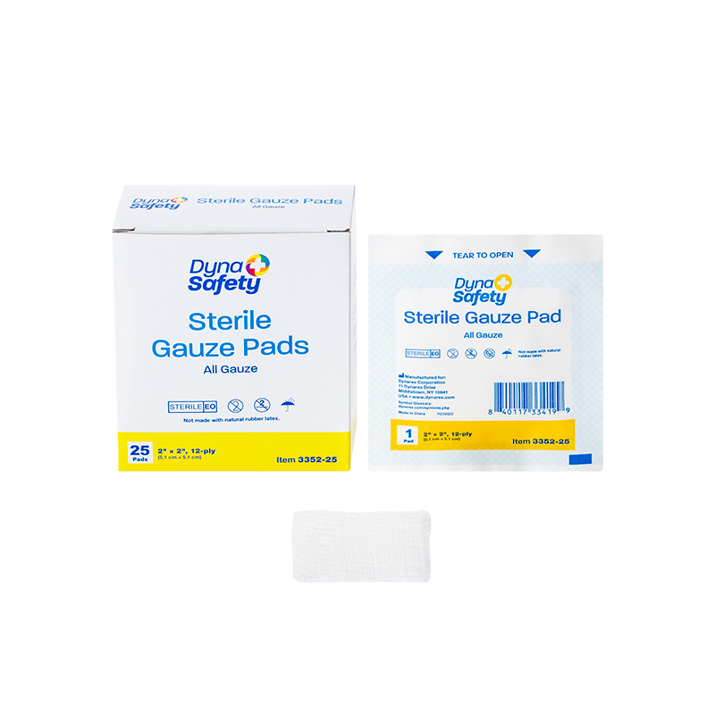 Gauze Pad - Sterile 1's, 2” x 2” - 25 pcs per Box/28 Boxes per Case