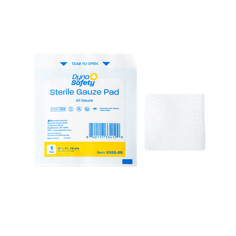Gauze Pad - Sterile 1's, 2” x 2” - 25 pcs per Box/28 Boxes per Case