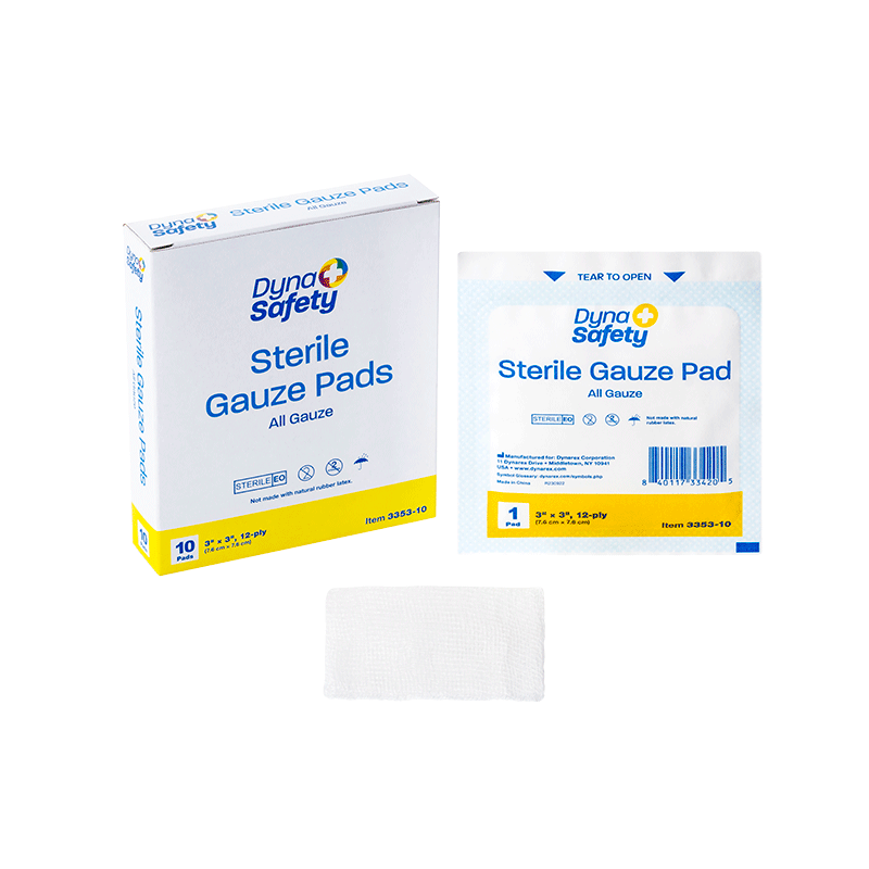 Gauze Pad - Sterile 1's, 3” x 3” - 10 pcs per Box/48 Boxes per Case