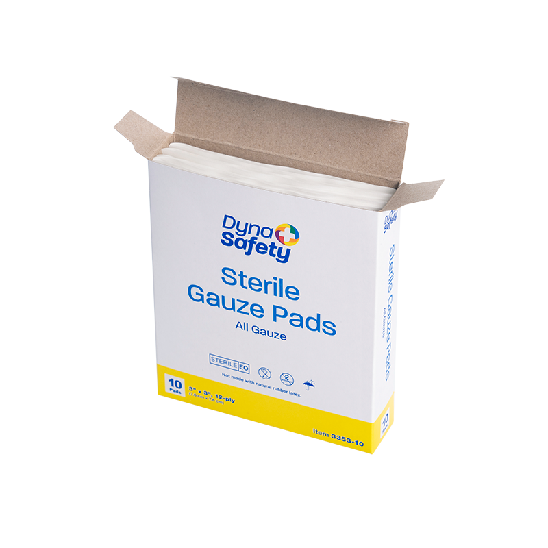 Gauze Pad - Sterile 1's, 3” x 3” - 10 pcs per Box/48 Boxes per Case
