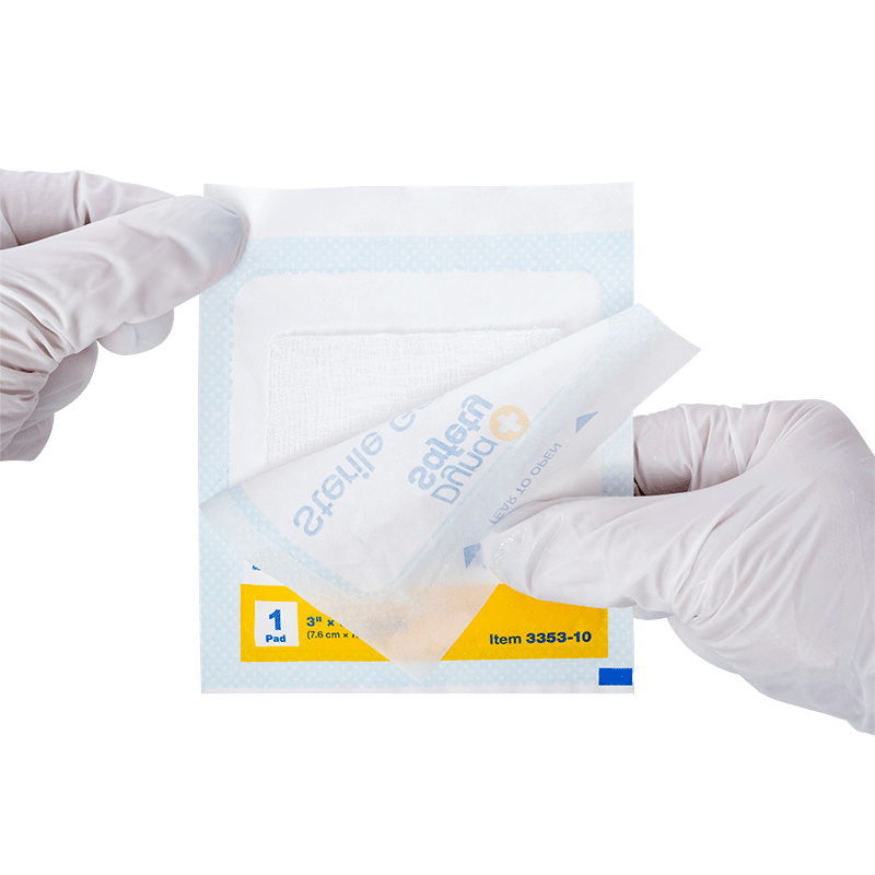 Gauze Pad - Sterile 1's, 3” x 3” - 10 pcs per Box/48 Boxes per Case
